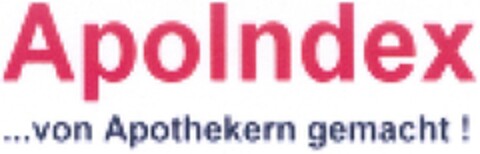 ApoIndex ...von Apothekern gemacht! Logo (DPMA, 10/20/2006)