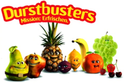 Durstbusters Mission: Erfrischen. Logo (DPMA, 28.02.2007)