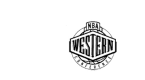 NBA WESTERN CONFERENCE Logo (DPMA, 01/10/1995)