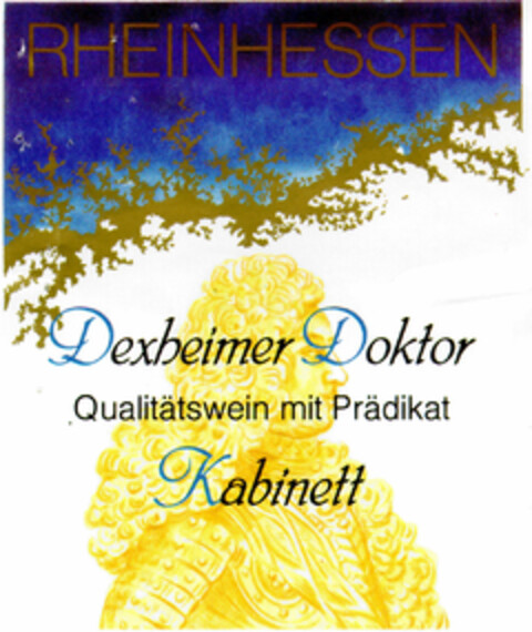 RHEINHESSEN Dexheimer Doktor Qualitätswein mit Prädikat Kabinett Logo (DPMA, 07/05/1997)