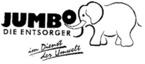 JUMBO DIE ENTSORGER im Dienst der Umwelt Logo (DPMA, 30.12.1999)