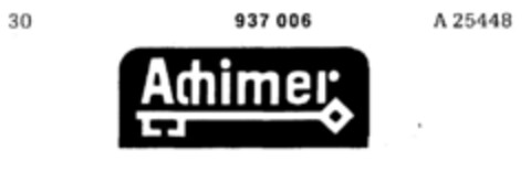 Achimer Logo (DPMA, 11/08/1973)