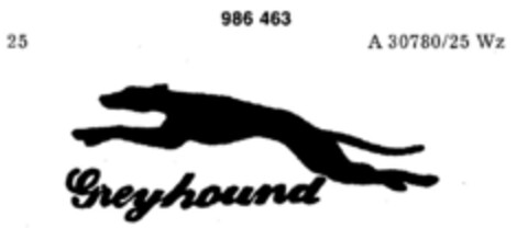 Greyhound Logo (DPMA, 30.09.1978)