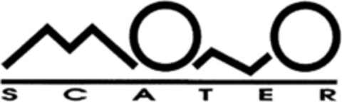 MONO SCATER Logo (DPMA, 01.09.1992)