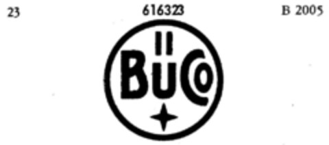 BÜCO Logo (DPMA, 14.08.1950)