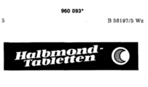 Halbmond-Tabletten Logo (DPMA, 29.04.1977)