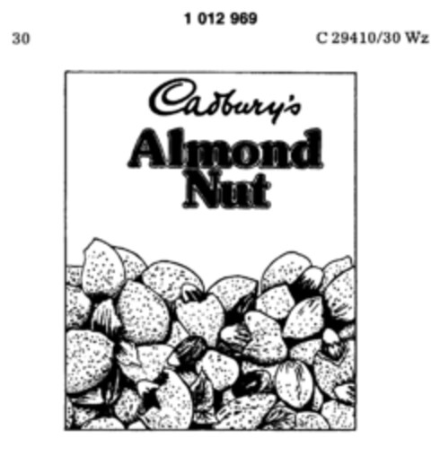 Cadbury`s Almond Nut Logo (DPMA, 04.06.1980)