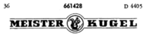 MEISTER KUGEL Logo (DPMA, 27.11.1953)