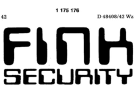 FINK SECURITY Logo (DPMA, 23.08.1990)