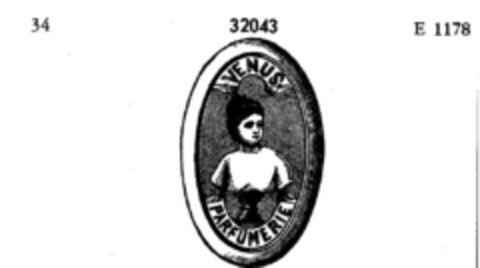 VENUS PARFUEMERIE Logo (DPMA, 04/07/1897)