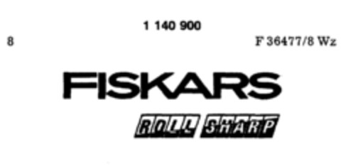 FISKARS ROLL SHARP Logo (DPMA, 23.06.1988)