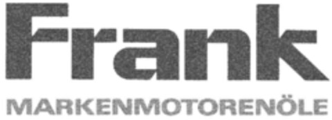 Frank MARKENMOTORENÖLE Logo (DPMA, 20.03.1991)