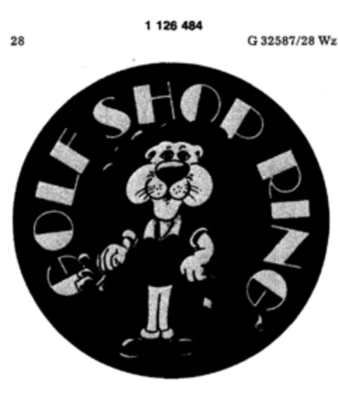 GOLF SHOP RING Logo (DPMA, 14.09.1985)