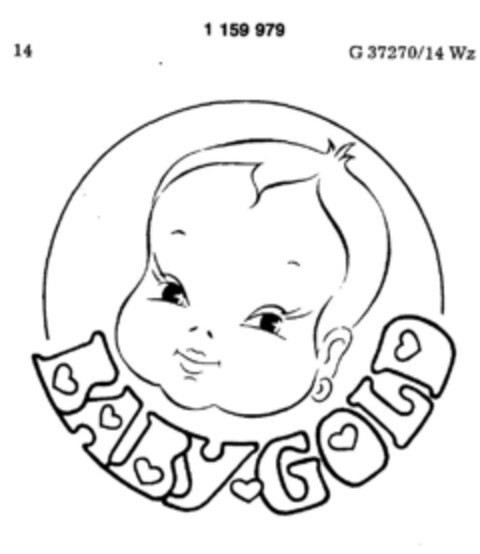 BABY GOLD Logo (DPMA, 20.09.1989)