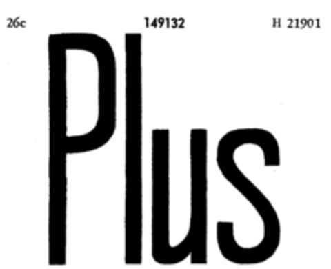 Plus Logo (DPMA, 14.01.1911)