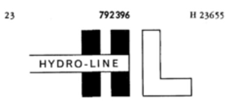 HL HYDRO-LINE Logo (DPMA, 13.08.1963)