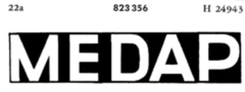 MEDAP Logo (DPMA, 02.05.1964)