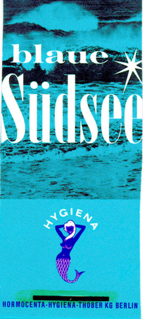 blaue Südsee HYGIENA Logo (DPMA, 21.01.1977)