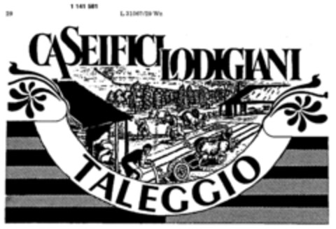 CASEIFICI LODIGIANI TELEGGIO Logo (DPMA, 05/04/1988)