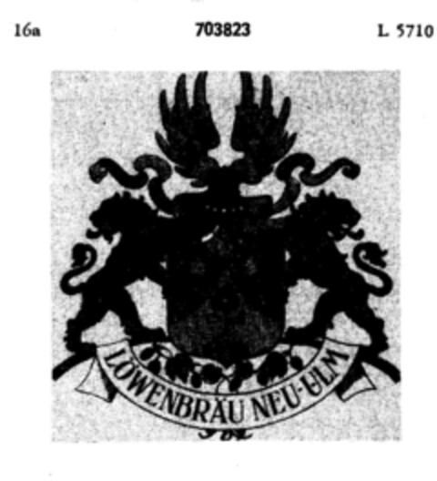 LÖWENBRÄU NEU ULM Logo (DPMA, 10.10.1956)