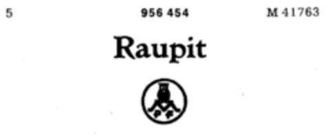 Raupit Logo (DPMA, 20.05.1976)