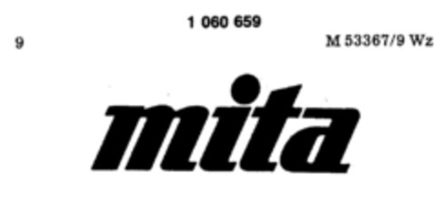 mita Logo (DPMA, 25.07.1983)
