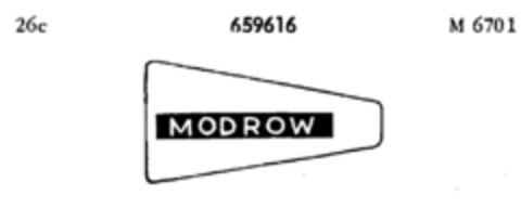 MODROW Logo (DPMA, 17.07.1953)