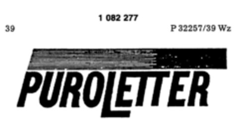 PUROLETTER Logo (DPMA, 01/10/1985)