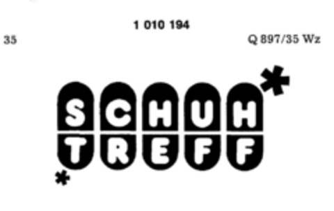 SCHUH TREFF Logo (DPMA, 16.08.1979)