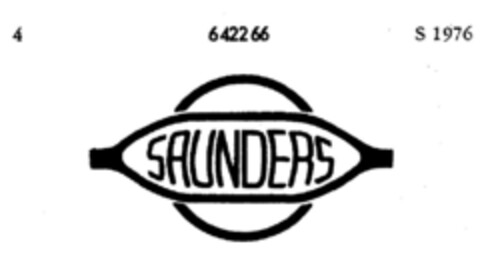 SAUNDERS Logo (DPMA, 10.12.1951)