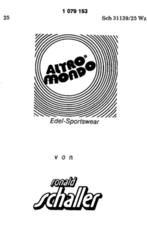 ALTRO MONDO Logo (DPMA, 05.09.1984)