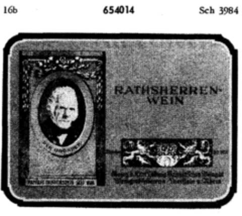 RATHSHERRENWEIN Logo (DPMA, 24.10.1952)