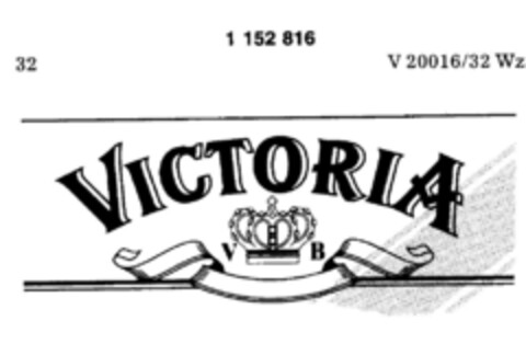 VICTORIA Logo (DPMA, 30.09.1986)