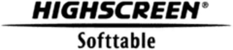 HIGHSCREEN Softtable Logo (DPMA, 22.06.1994)