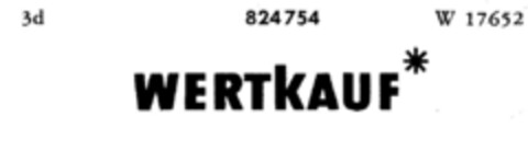 WERTKAUF* Logo (DPMA, 25.09.1965)