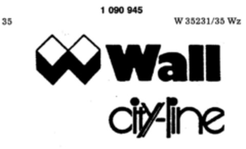 Wall city-line Logo (DPMA, 01.06.1985)