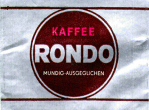 KAFFEE RONDO Logo (DPMA, 20.08.1962)