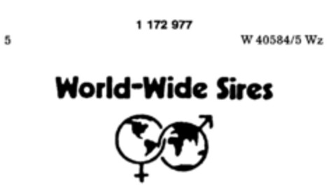 World-Wide Sires Logo (DPMA, 05.07.1990)