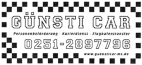 GÜNSTI CAR 0251-2897796 Logo (DPMA, 29.06.2010)