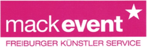 mackevent FREIBURGER KÜNSTLER SERVICE Logo (DPMA, 07/17/2014)