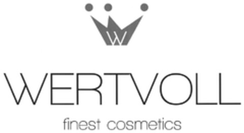 WERTVOLL finest cosmetics Logo (DPMA, 25.08.2015)