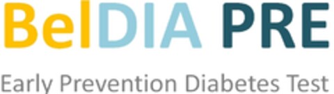 BelDIA PRE Early Prevention Diabetes Test Logo (DPMA, 09/07/2015)