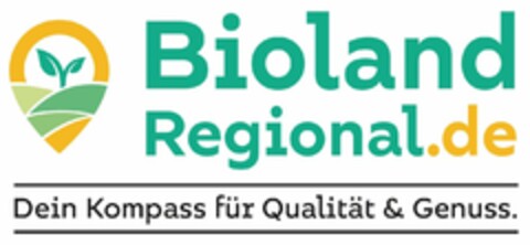 Bioland Regional.de Dein Kompass für Qualität & Genuss. Logo (DPMA, 07/22/2024)