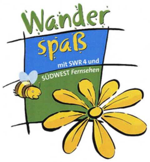 Wanderspaß mit SWR4 und SÜDWEST Fernsehen Logo (DPMA, 07.03.2003)