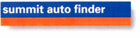 summit auto finder Logo (DPMA, 18.04.2005)