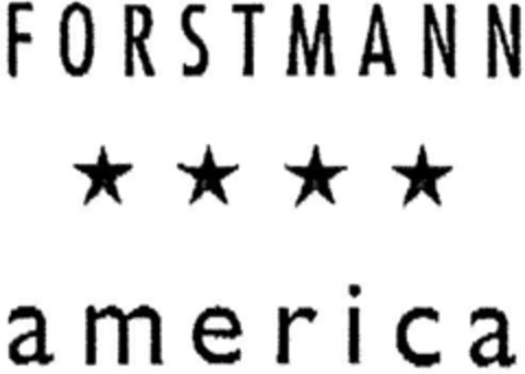 FORSTMANN america Logo (DPMA, 18.04.1995)