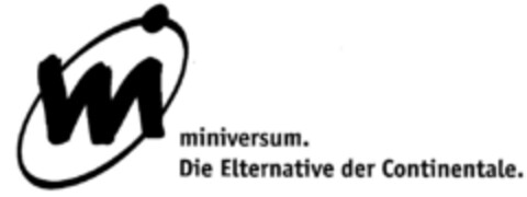 miniversum. Die Elternative der Continentale. Logo (DPMA, 02/18/1999)