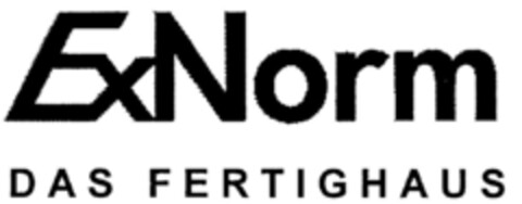 ExNorm DAS FERTIGHAUS Logo (DPMA, 09/18/1999)