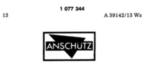 ANSCHÜTZ Logo (DPMA, 17.10.1984)