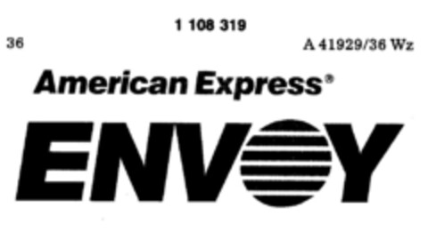 ENVOY American Express Logo (DPMA, 08/29/1986)
